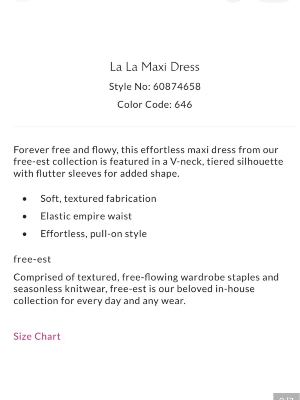 Free People Beach La La Maxi Dress in Fondu Fudge size Large - Picture 7 of 7